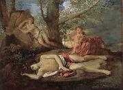 Nicolas Poussin Ai Kou and Nessus Sweden oil painting artist